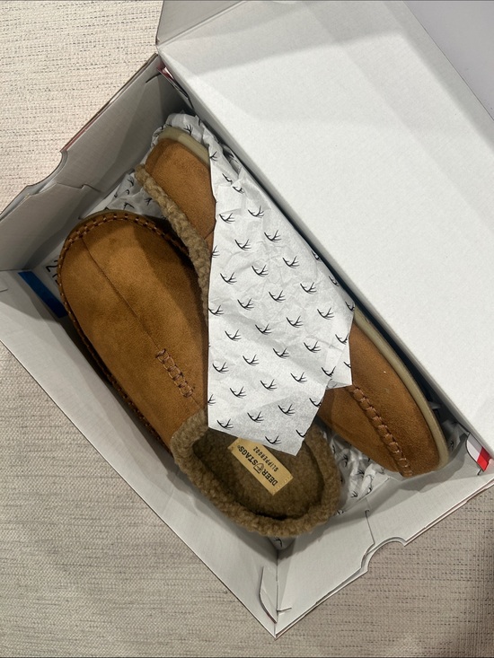 Deer Stags Other - Men’s Chestnut Suede Slip-On Slippers